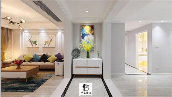 100平米北歐風格入戶玄關(guān)裝修效果圖